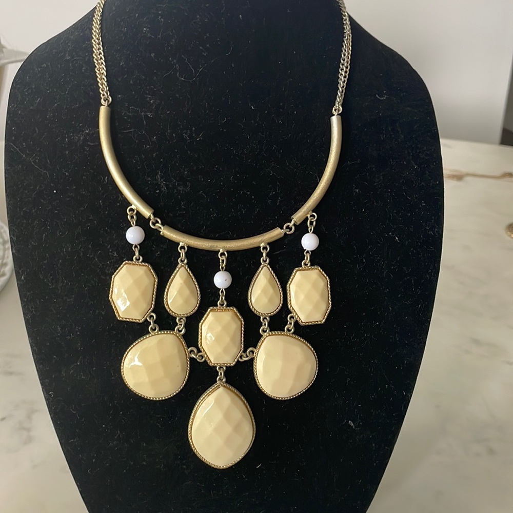 Ivory and white costume jewelry
